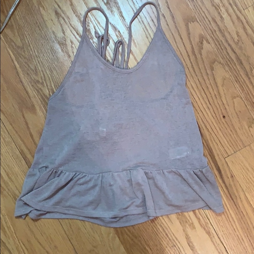 BP nude flows tank top
